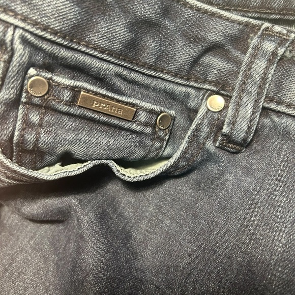 Prana Mid Rise Dark Wash Skinny Jeans Womens 26 - Picture 10 of 14